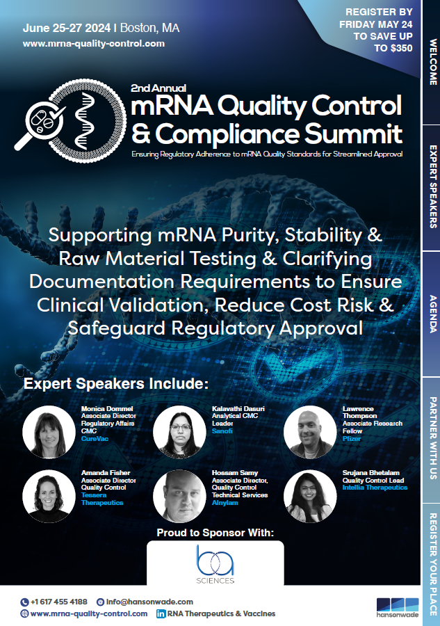 2nd mRNA Quality Control & Compliance